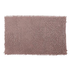 Tapete Banheiro Bolinha Antiderrapante 58cm X 38cm Marrom