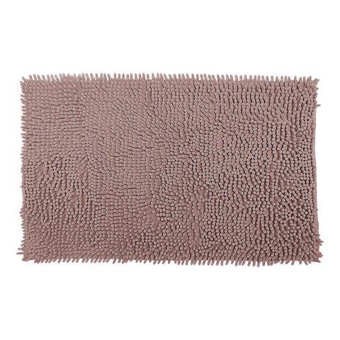 Tapete Banheiro Bolinha Antiderrapante 58cm X 38cm Marrom