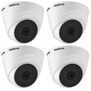 Ver imagem 1 de Kit 4 Câmeras Intelbras 1220 Dome 3.6mm Full HD HDcvi 1080P