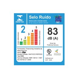 Aspirador de Pó 2 em 1 Wap Eco Rápido sem Fio Portátil Bateria com 2 Velocidades 83 Dba - 9