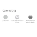 Ver imagem 6 de CONJUNTO: BOX + COLCHÃO CANNES DENSIDADE 33 HERVAL CASAL 138X188X54