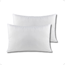 Ver imagem 1 de 2 Dois Travesseiro Toque Pena de Ganso 50x70 Firme Nao Deforma Macio Antialergico