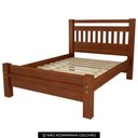 Ver imagem 4 de Cama Casal 140cm Madeira Maciça Orlex Avelã B11 - Mpozenato