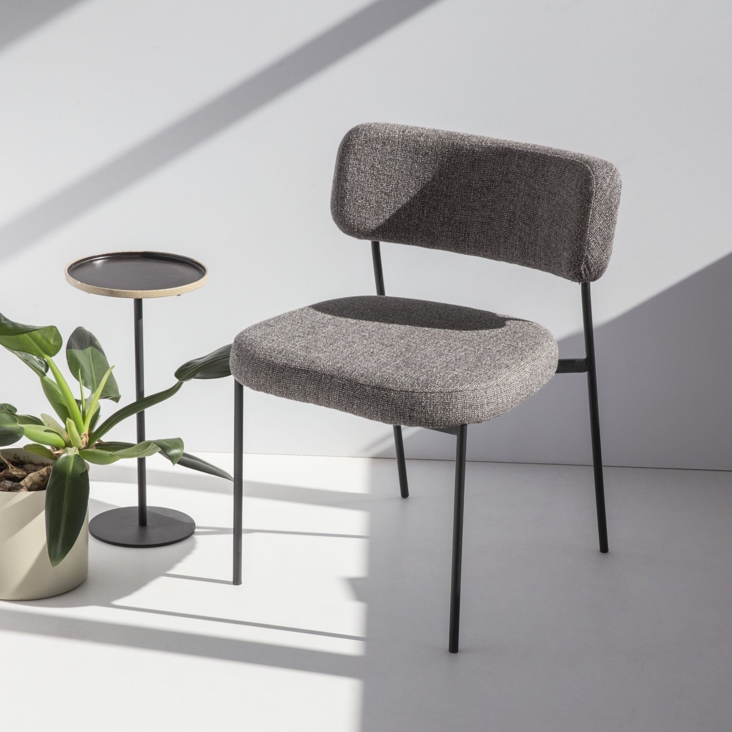 Cadeira para Sala de Jantar em Aço Slim - 3