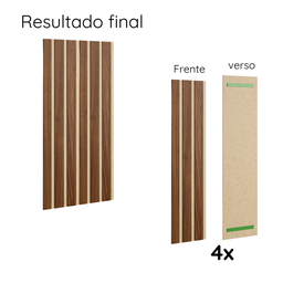 Cabeceira de Cama King 10 Módulos Estofados Suede Verde Menta e 4 Módulos Ripados Mdf - 3