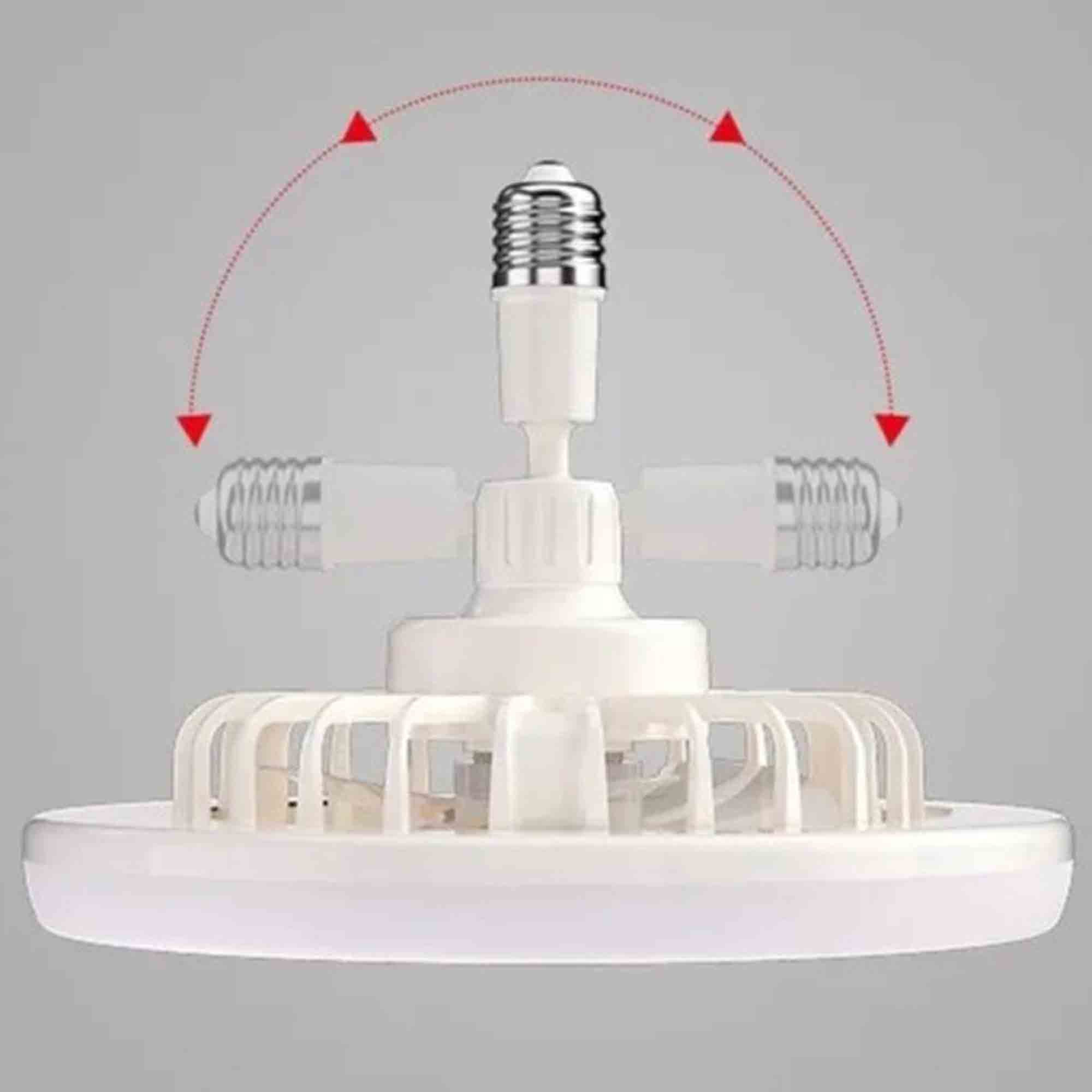 Ventilador Lâmpada de Teto Aromaterapia Led Ajustável Casa Apartamento Sala de Estar Controle 3 em 1 - 8