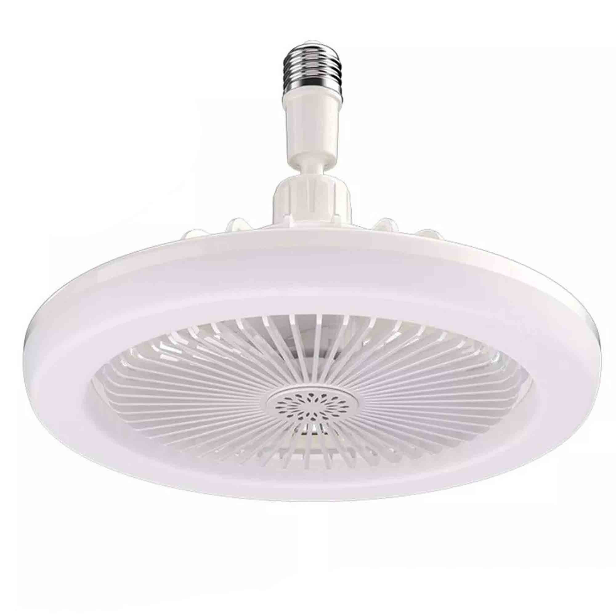 Ventilador Lâmpada de Teto Aromaterapia Led Ajustável Casa Apartamento Sala de Estar Controle 3 em 1 - 4