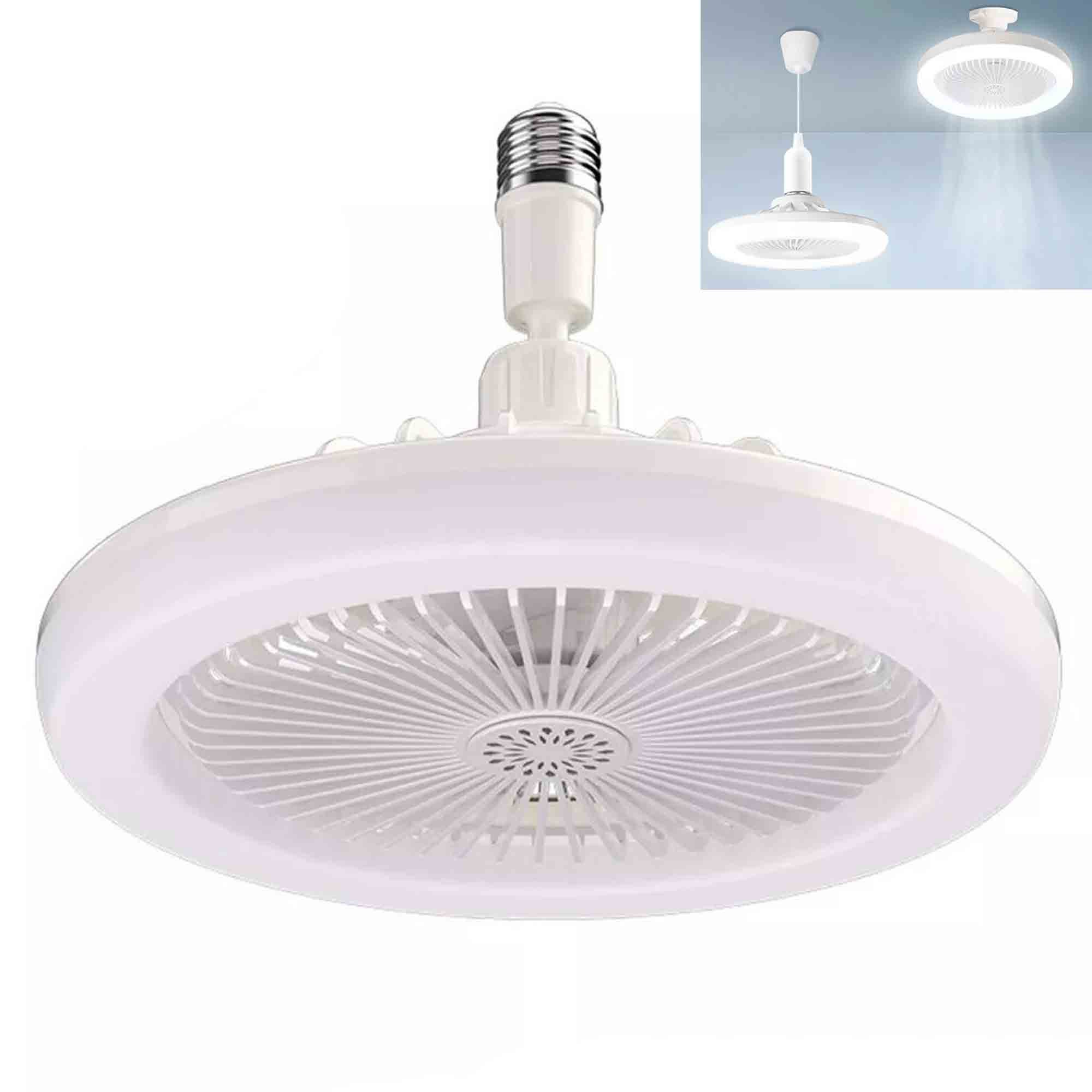 Ventilador Lâmpada de Teto Aromaterapia Led Ajustável Casa Apartamento Sala de Estar Controle 3 em 1