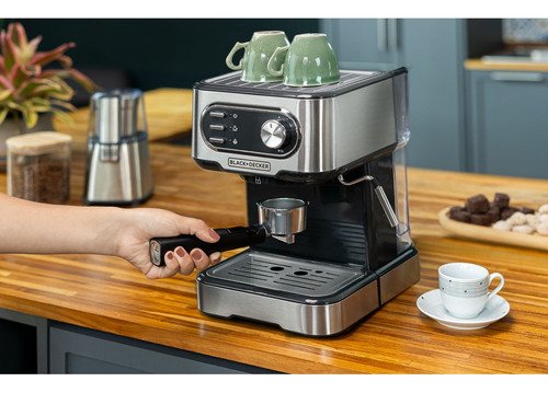 Cafeteira Espresso Pó e Cápsulas Black Decker Ce1100g 220v - 6