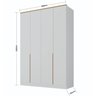 Guarda Roupa Infantil 4 Portas 2 Gavetas MDF Sky - 4