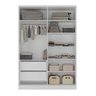 Guarda Roupa Infantil 4 Portas 2 Gavetas MDF Sky - 2