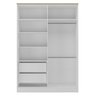 Guarda Roupa Infantil 4 Portas 2 Gavetas MDF Sky - 11