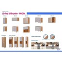Ver imagem 5 de Cristaleira Brilhante LED Reflecta 6 Portas 5 Prateleiras MDF com Iluminação Titânio MGM 210cm