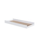 Ver imagem 2 de Cama Auxiliar Solteiro com Colchão e Rodízios Branco