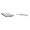 Ver imagem 4 de Cama Auxiliar Solteiro com Colchão e Rodízios Branco