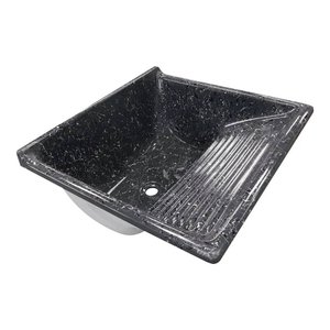 Tanque Granitado Alvenaria Pop Simples 60x57 39l Onix Irmãos Corso