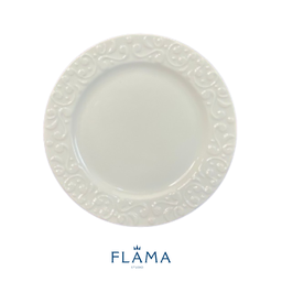 Kit Prato Raso Tassel Porcelana Branca – 6 Peças - 2