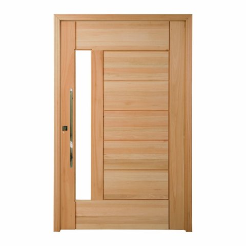 Kit Porta Pivotante Maciça de Eucalipto 214x109x14cm PM76 Lira Cruzeiro Portas