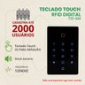 Kit 2 Teclado de Acesso Touch Controle Rfid Digital Leitor Cartão - 5