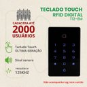 Ver imagem 5 de Kit 2 Teclado de Acesso Touch Controle Rfid Digital Leitor Cartão