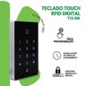 Kit 2 Teclado de Acesso Touch Controle Rfid Digital Leitor Cartão - 6