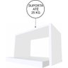 Suporte Microondas Nicho Prateleira Mdf 18 Branco 25 À 32l - 6