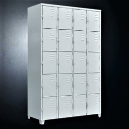 Armário Roupeiro de Aço Vestiário 20 Portas Locker - 1
