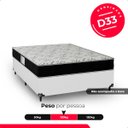 Ver imagem 5 de Colchão Viúva e-Shop Casa D33 One Face - Branco/Preto - 17x128x188cm - e-Shop Casa