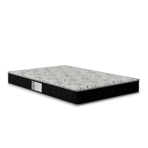 Colchão Viúva e-Shop Casa D33 One Face - Branco/Preto - 17x128x188cm - e-Shop Casa