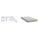 Ver imagem 4 de Cama Elevada com Escorregador sem Cortina com Colchão Incluso Branco
