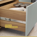 Ver imagem 7 de Balcão para Forno e Micro-Ondas Rainha 100% MDF Marrom/Verde - Nesher
