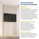 Ver imagem 7 de Painel Liso para TV até 48 Polegadas Planejado 120x230cm Aruá CabeCasa MadeiraOriginals Off White