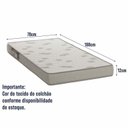 Ver imagem 5 de Cama Auxiliar para Beliche 1 Colchão Marrom/Aveiro Oak