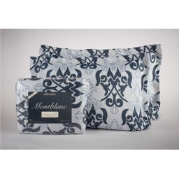 Kit Colcha Montblanc Imperial 103 Navy Casal Queen 230x260cm - 1
