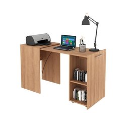 Kit 2 Peças com Escrivaninha Retrátil para Escritório com Cadeira para Escritório Diretor Tela Mesh - 7