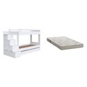 Ver imagem 3 de Beliche Infantil com Escada 5 Nichos 2 Gavetões 2 Colchões