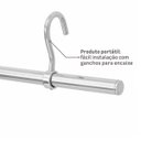 Ver imagem 4 de Toalheiro Elétrico 220v Inox Aquecedor Térmico Secador de Toalhas Round Crismoe para Banheiro