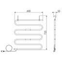 Ver imagem 3 de Toalheiro Elétrico 220v Inox Aquecedor Térmico Secador de Toalhas Round Crismoe para Banheiro