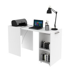 Kit 2 Peças com Escrivaninha Retrátil para Escritório com Cadeira para Escritório Diretor Tela Mesh - 8
