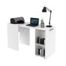 Kit 2 Peças com Escrivaninha Retrátil para Escritório com Cadeira para Escritório Diretor Tela Mesh - 8