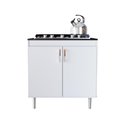 Ver imagem 7 de Balcão de Cozinha para Cooktop 0,80m 4 ou 5 Bocas 2 Portas Turim
