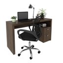 Ver imagem 3 de Kit 2 Peças com Escrivaninha ME4130 e Cadeira para Escritório Tela Mesh