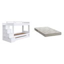Ver imagem 3 de Treliche Infantil com Cama Auxiliar 3 Colchões Branco