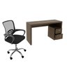 Kit 2 Peças com Escrivaninha ME4130 e Cadeira para Escritório Tela Mesh - 4