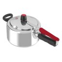 Ver imagem 2 de Kit com 2 Panelas de Pressão Clock 3 Litros Original Polida Fechamento Interno