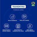 Ver imagem 1 de Travessa Oval Tramontina Quartzo em Porcelana Jateada 32x25 cm Tramontina