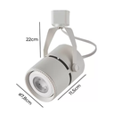 Ver imagem 3 de Spot P/ Trilho Elétrico C/ Rasgo Par20 E-27 Branco 6036 Nordecor