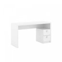 Ver imagem 5 de Conjunto 2 Peças com Escrivaninha ME4130 e Cadeira para Escritório Tela Mesh Branco Preto