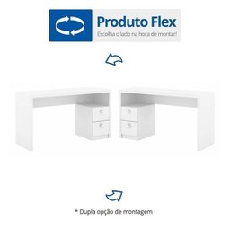 Kit 2 Peças com Escrivaninha ME4130 e Cadeira para Escritório Tela Mesh - 6