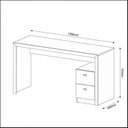 Ver imagem 7 de Kit 2 Peças com Escrivaninha ME4130 e Cadeira para Escritório Tela Mesh